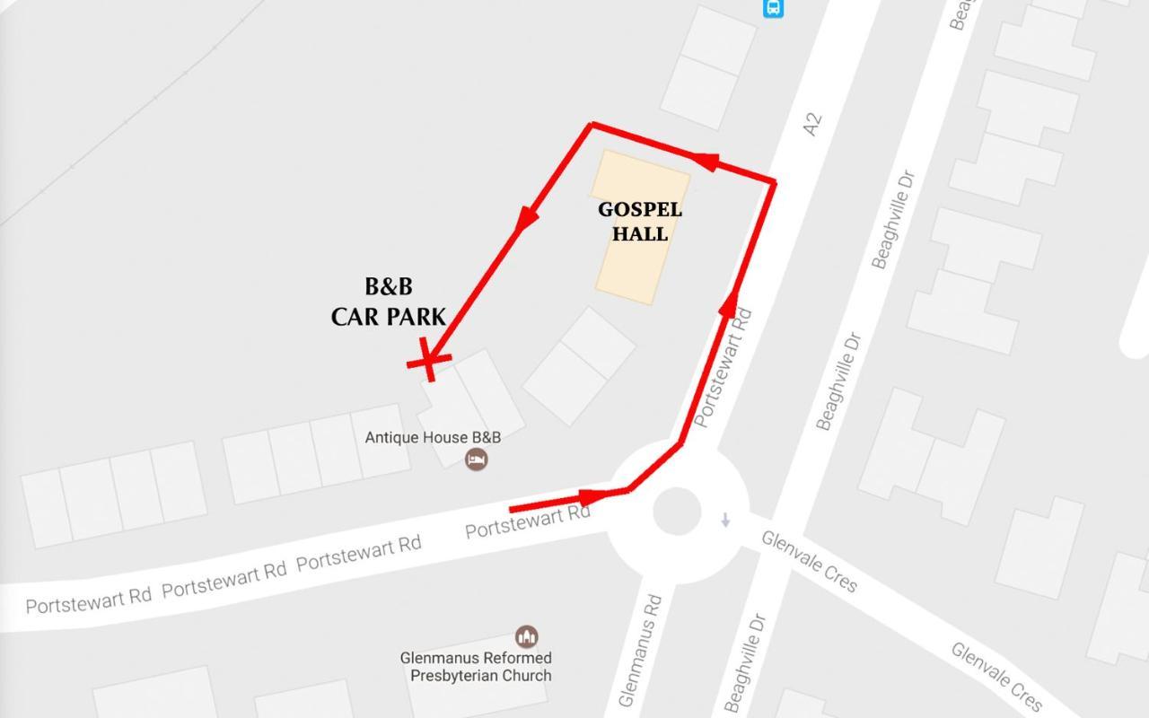 Antique House B&B Portrush Ngoại thất bức ảnh
